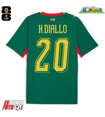 Senegal Habib Diallo #20 Segunda Equipación Mundial 2026 Manga Corta